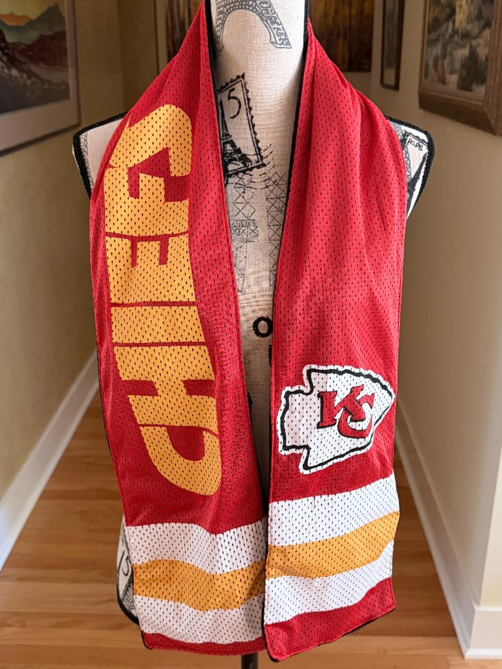 Kansas City Chiefs NFL Jersey Scarf